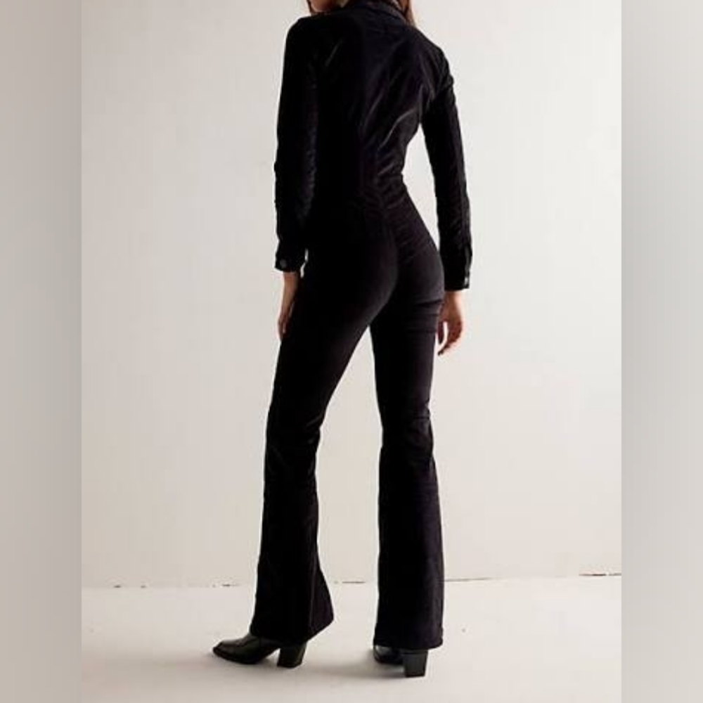 Free People We The Free Jayde Cord Flare Jumpsuit